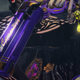 An inscription on Bayonetta's blue guns that says "colour my world" gleams in the sunlight.